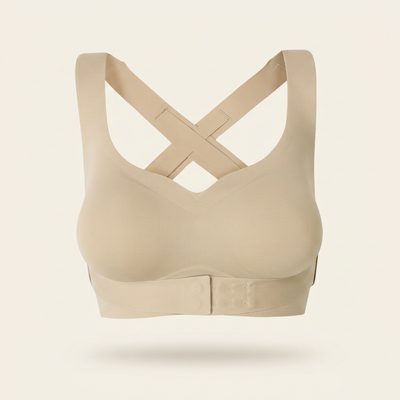 Willow Haltungs-BH in Beige – Produktansicht vorne