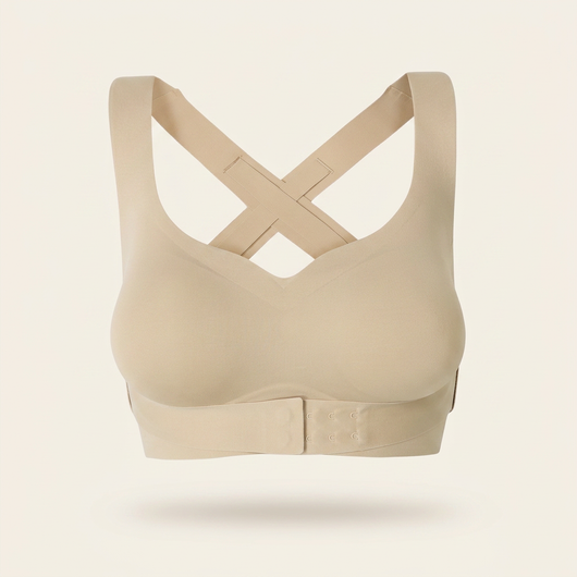 Willow Haltungs-BH in Beige – Produktansicht vorne